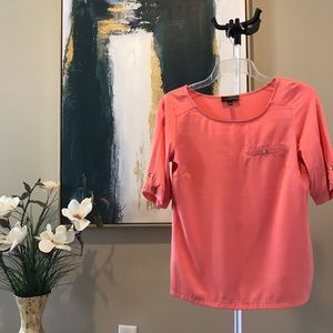 The Limited Coral Blouse